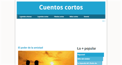 Desktop Screenshot of cuentoscortosweb.com