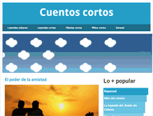 Tablet Screenshot of cuentoscortosweb.com